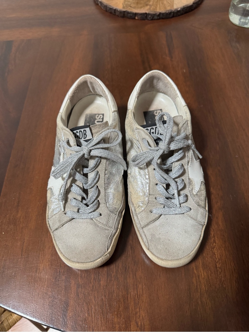 Golden Goose White Leather Insole Sneaker
